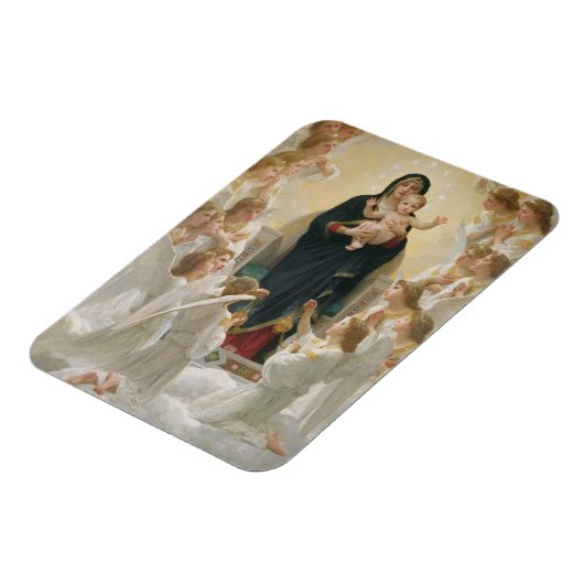 Die Jungfrau mit Engeln, 1900 Magnet (Linke Seite)