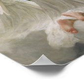 Die Jungfrau mit Engeln, 1900 Poster (Ecke)