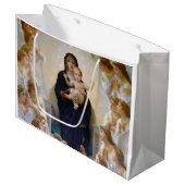 Die Jungfrau mit Engeln, Bouguereau Große Geschenktüte (Vorderseite Schrägansicht)