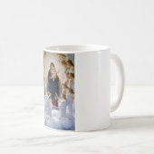 Die Jungfrau mit Engeln, Bouguereau Kaffeetasse (VorderseiteRechts)