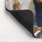 Die Jungfrau mit Engeln, Bouguereau Mousepad (Ecke)