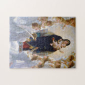 Die Jungfrau mit Engeln, Bouguereau Puzzle (Horizontal)