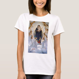 Die Jungfrau mit Engeln, Bouguereau T-Shirt