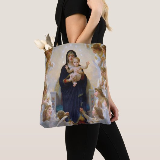 Die Jungfrau mit Engeln, Bouguereau Tasche (Von Nahem)