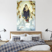 Die Jungfrau mit Engeln Leinwanddruck (Insitu (Schlafzimmer))