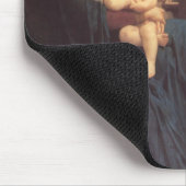 Die Jungfrau mit Engeln Mousepad (Ecke)