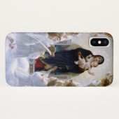 Die Jungfrau mit Engeln von William Adolphe Bougue Case-Mate iPhone Hülle (Rückseite (Horizontal))