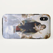 Die Jungfrau mit Engeln von William Adolphe Bougue Case-Mate iPhone Hülle (Rückseite (Horizontal))