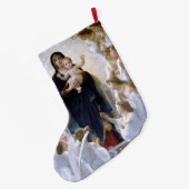 Die Jungfrau mit Engeln von William Adolphe Bougue Großer Weihnachtsstrumpf (Rückseite (Hängend))