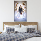 Die Jungfrau mit Engeln von William Adolphe Bougue Leinwanddruck (Insitu (Schlafzimmer))