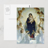 Die Jungfrau mit Engeln, William Bouguereau Postkarte (Vorne/Hinten)