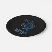 Die Jungfrau-Sternbild - Galaxie Pappteller (Schrägansicht)