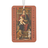 "Die Jungfrau und das Kind" Art Custom Air Fresh Autolufterfrischer (Rückseite)