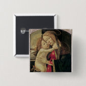 Die Jungfrau und das Kind, c.1500 Button (Vorne & Hinten)