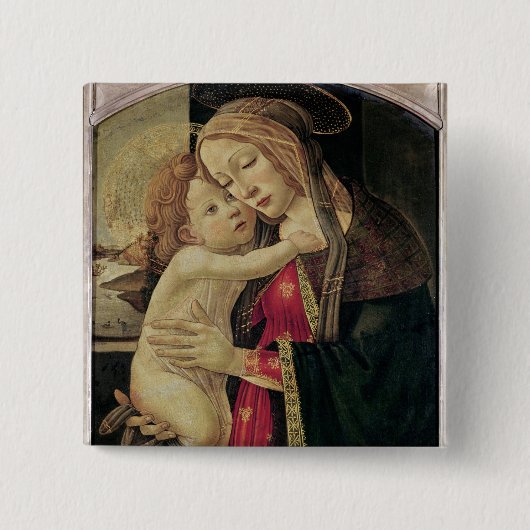 Die Jungfrau und das Kind, c.1500 Button (Vorderseite)