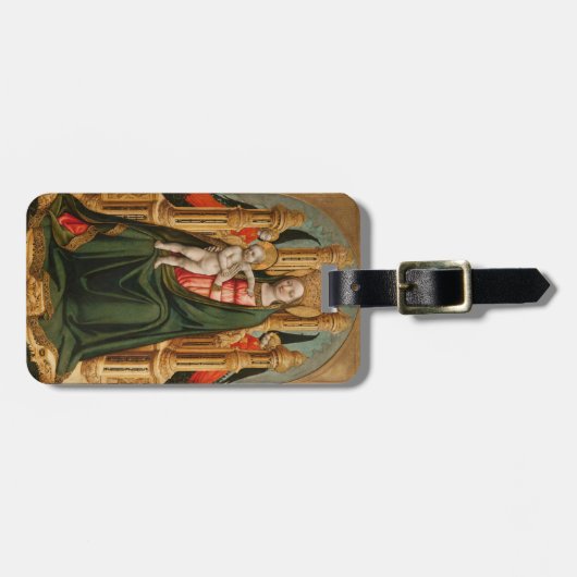 "Die Jungfrau und das Kind"-Gepäckanhänger Gepäckanhänger (Vorderseite horizontal)