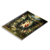 Die Jungfrau und das Kind in einer Girlande der Notizblock (Linke Seite)