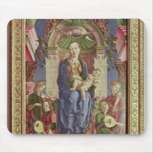 Die Jungfrau und das Kind inthronisiert, mittleres Mousepad