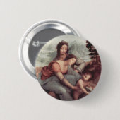 Die Jungfrau und das Kind mit St Anne Button (Vorne & Hinten)