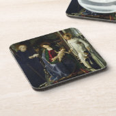 Die Jungfrau und das Kind (Öl) Getränkeuntersetzer (Linke Seite)