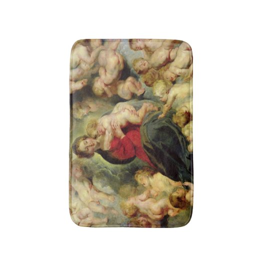 Die Jungfrau und das Kind umgeben Badematte (Vorderseite Vertikal)