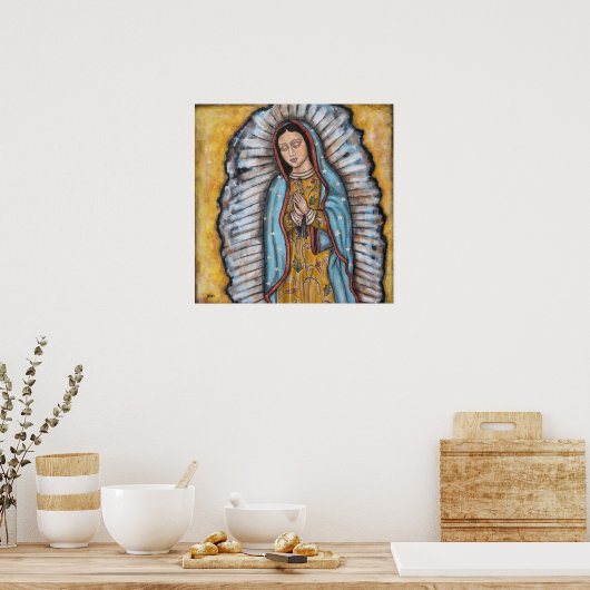 Die Jungfrau von Guadalupe Poster (Küche)