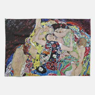 Die Jungfrau von Gustav Klimt, Art Nouveau, Art De Handtuch