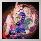 Die Jungfrau von Gustav Klimt Poster (Vorne)