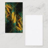 Die Jungle Abstrakt Art Business Card Visitenkarte (Vorne/Hinten)