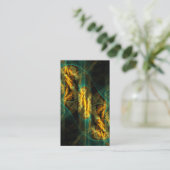 Die Jungle Abstrakt Art Business Card Visitenkarte (Stehend Vorderseite)