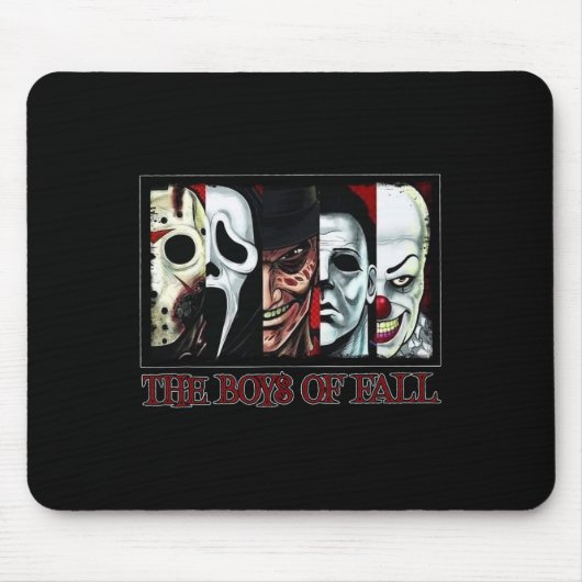 Die Jungs des Fall Horrors Halloween Mousepad (Vorne)