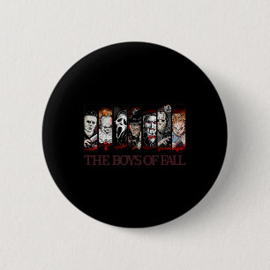 Die Jungs des Herbstes Vintagen Beängstigenden Hor Button