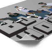 Die Jungs in der Kapuze Poster (Ecke)