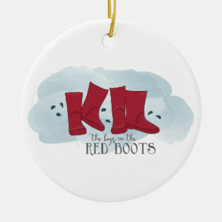 Die Jungs in Red Boots Weihnachtsschmuck