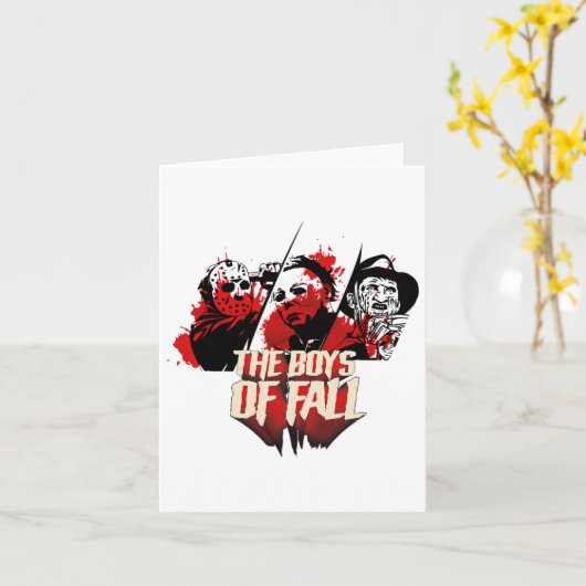Die Jungs von Fall Horror-Filme neu Grafik oben Karte (Gelbe Blume)