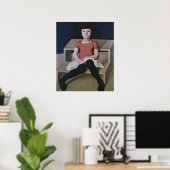 Die jüngste Tochter des Künstlers Poster (Heimbüro)