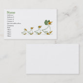 Die jüngsten sind immer die Unruhestifter Visitenkarte (Vorne/Hinten)