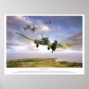 Die Junkers Ju 87 " Stuka " Poster