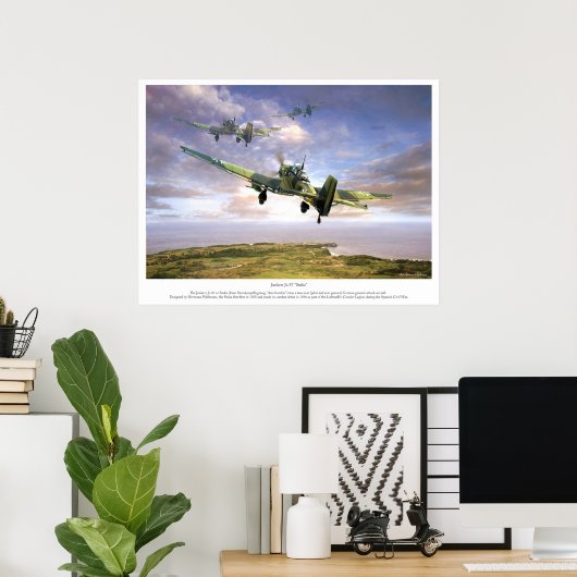 Die Junkers Ju 87 " Stuka " Poster (Heimbüro)