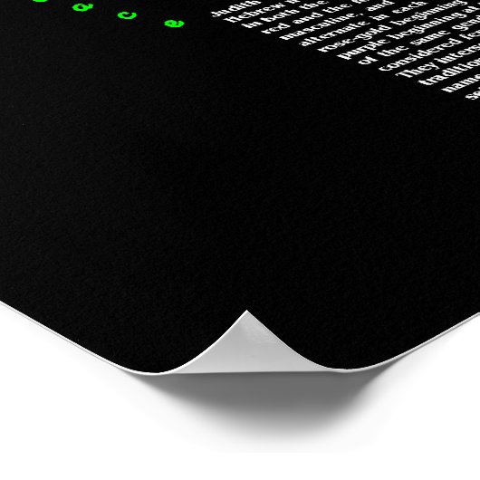 Die Kabbalah-Tree mit Text wieder sichtbar Poster (Ecke)