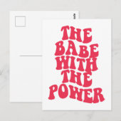 Die Kabe mit dem Power Postkarte (Vorne/Hinten)