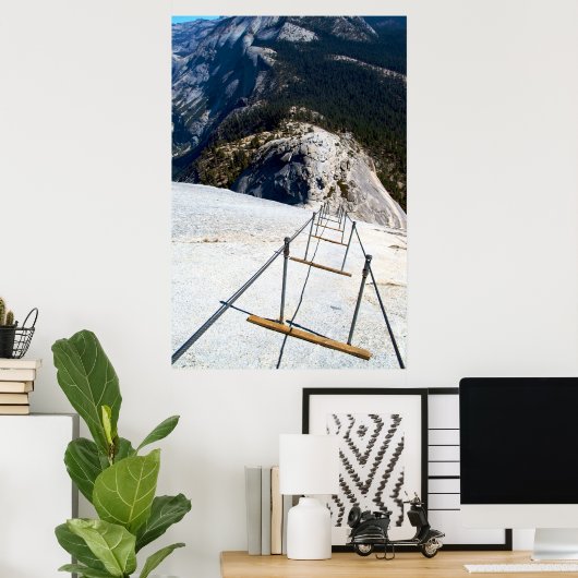 Die Kabel abwärts Poster (Heimbüro)