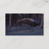 Die Kabine des alten Trappers Visitenkarte (Rückseite)