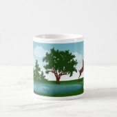 Die Kabine - Landleben-personalisierte Tasse (Mittel)