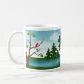Die Kabine - Landleben-personalisierte Tasse (Links)
