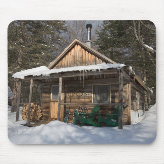 Die Kabinen am Kleinen Lyford-Teich des AMC Mousepad (Vorne)