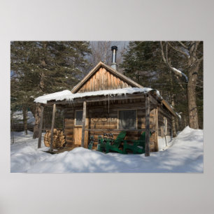 Die Kabinen am Kleinen Lyford-Teich des AMC Poster