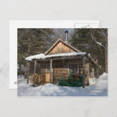 Die Kabinen am Kleinen Lyford-Teich des AMC Postkarte (Vorne/Hinten)