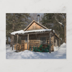 Die Kabinen am Kleinen Lyford-Teich des AMC Postkarte