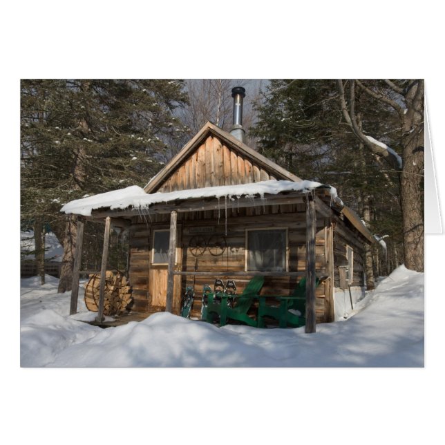 Die Kabinen im Kleinen Lyford Pond des AMC (Vorderseite (Horizontal))